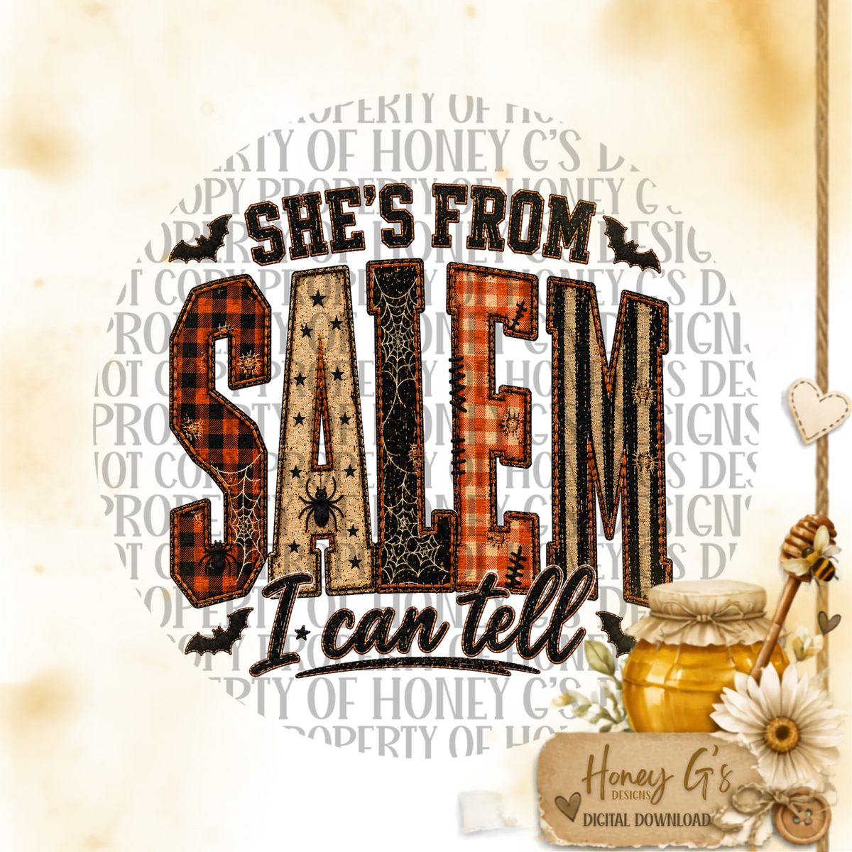 She's From Salem, I Can Tell | Fall PNG Digital Download