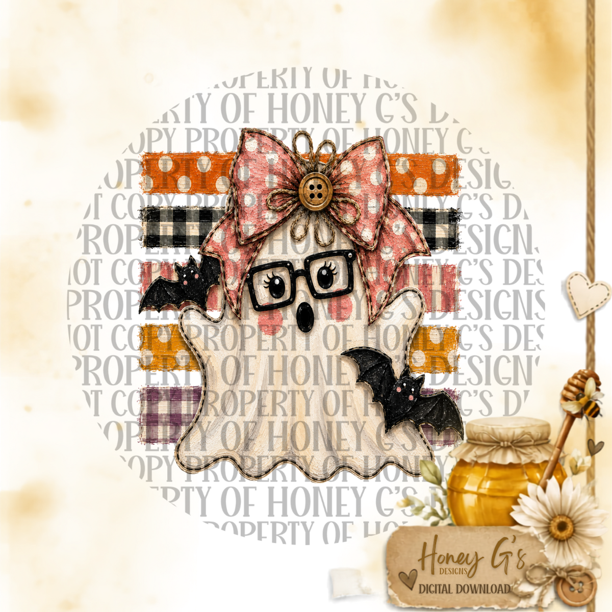 Gertie Boo | Fall PNG Digital Download