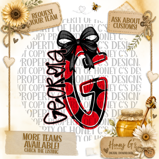 Dotted N Darling | Game Day PNG Digital Download