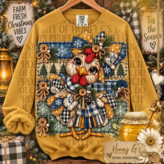 Clara Belle | Holly Jolly Homestead | Christmas PNG Digital Download