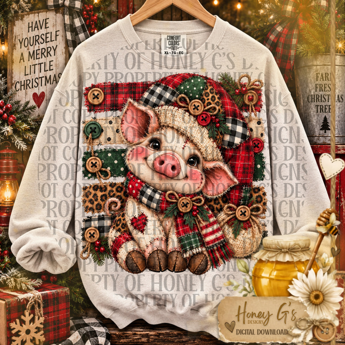 Penny Noel | Holly Jolly Homestead | Christmas PNG Digital Download