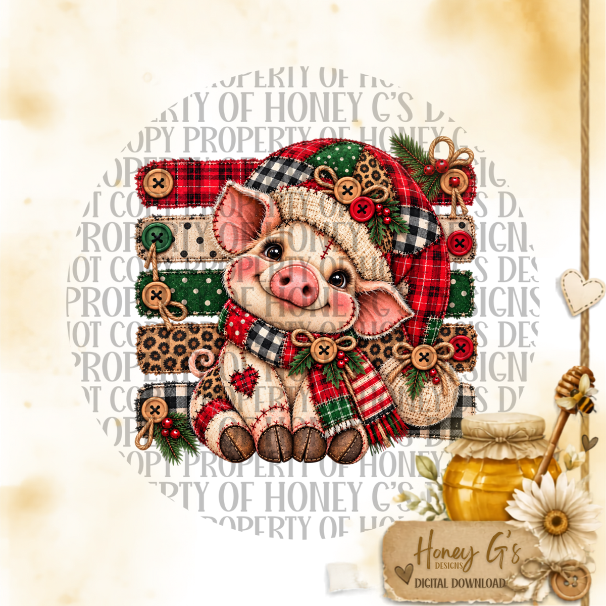 Penny Noel | Holly Jolly Homestead | Christmas PNG Digital Download