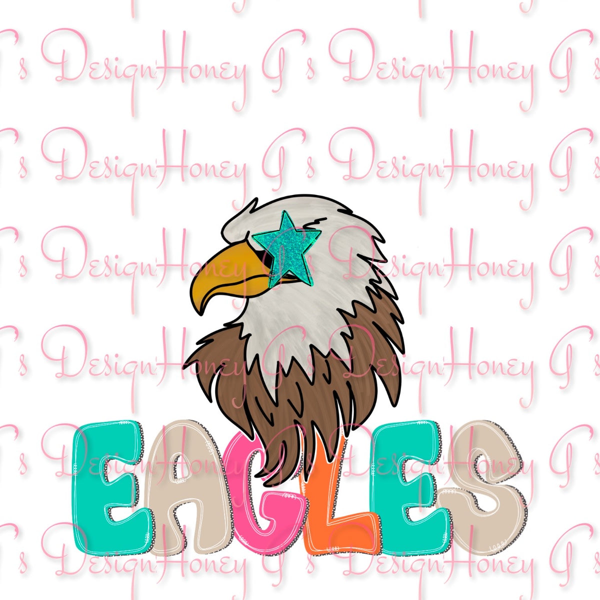 Eagles Spring Mascot – Honey G’s Digital Designs