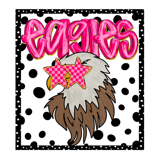 Dotted Mascot Eagles