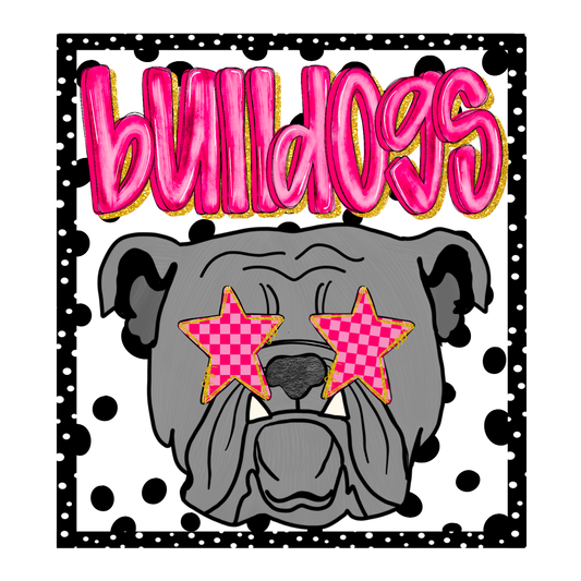 Dotted Mascot Bulldogs