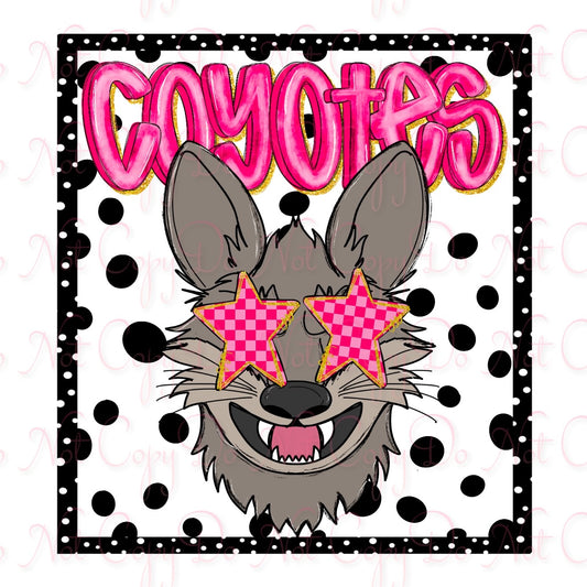 Dotted Mascots COYOTE