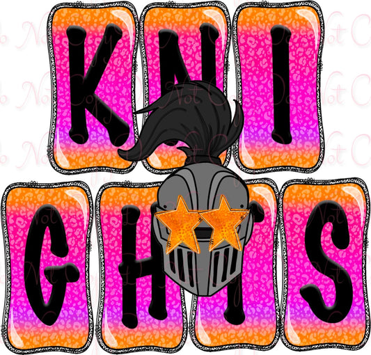 Rainbow Mascot Knights