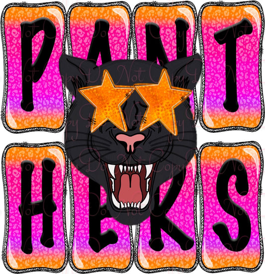 Rainbow Mascot Panthers