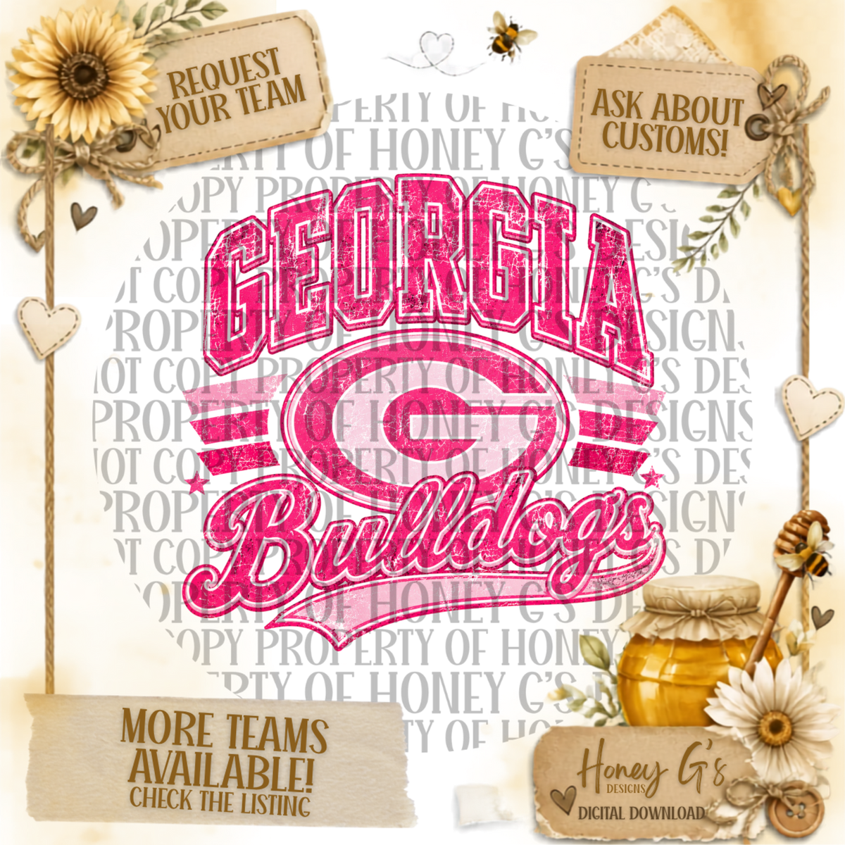 Pink Out Loud | Game Day PNG Digital Download