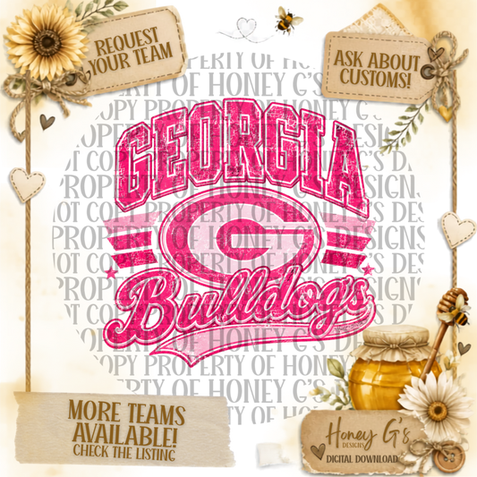 Pink Out Loud | Game Day PNG Digital Download