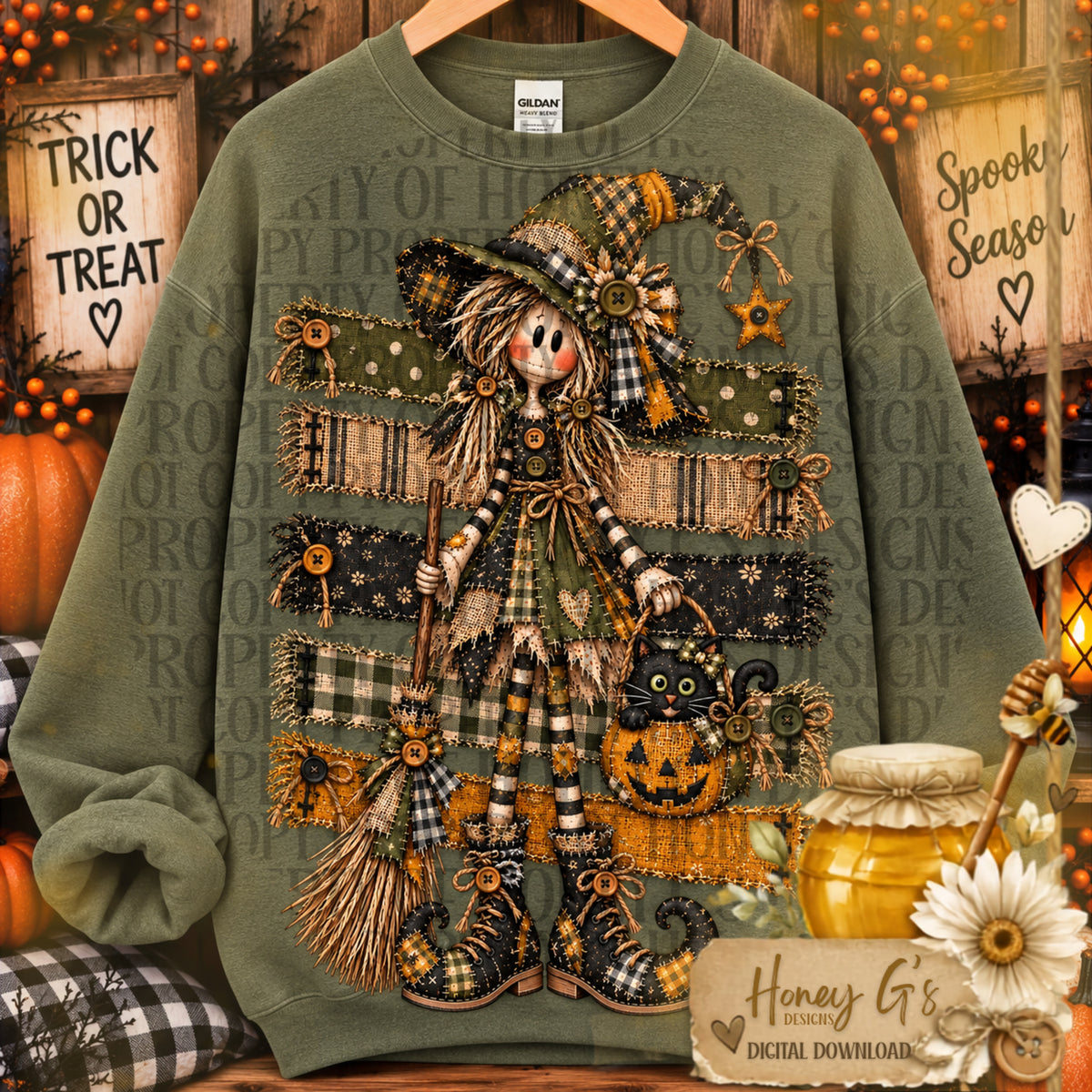 Witch | The Stitch Fits | Fall PNG Digital Download