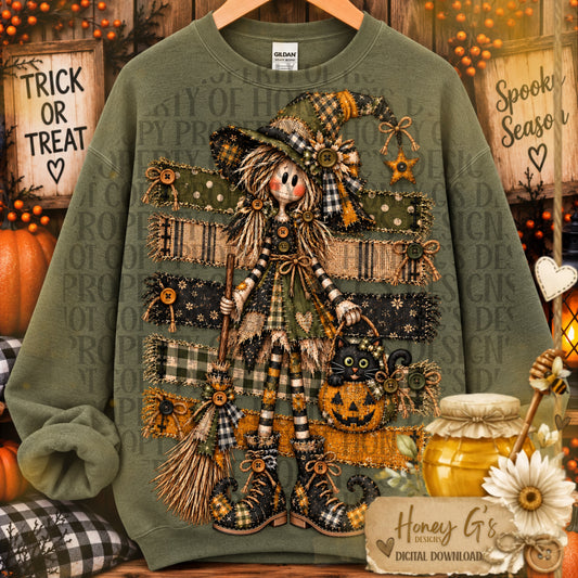 Witch | The Stitch Fits | Fall PNG Digital Download