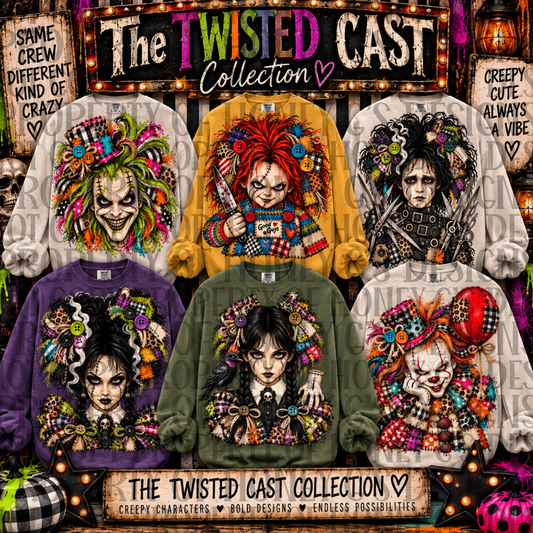 BUNDLE | The Twisted Cast | Fall PNG Digital Download